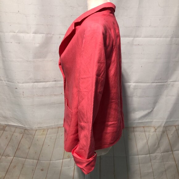 Evan Picone Pink Blazer Jacket size 10 - Picture 2 of 14